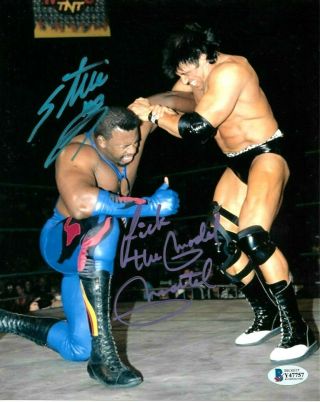Wwe Stevie Ray & Rick Martel Hand Signed Autographed 8x10 Photo With Beckett