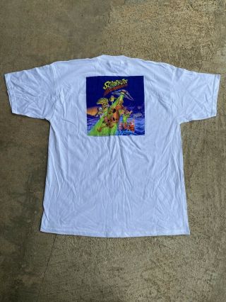 Vintage Scooby Doo Alien Invaders Movie Promo Pepsi Lays Size Xl White Shirt
