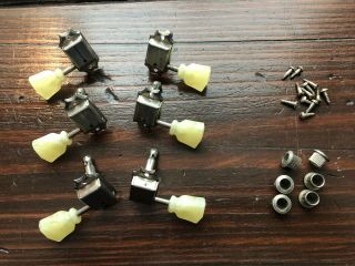 Vintage Kluson no line single ring Tuners 51 52 53 54 55 50s Gibson PAT APPLD 3