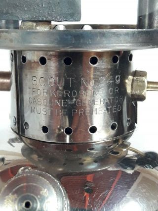 Coleman 249 Scout Lantern.  Made in the United States of America.  dated 9/2.  Rare 2