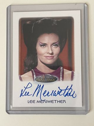 Lee Meriwether As Losira - 2009 Women Of Star Trek Signed Auto Rittenhouse