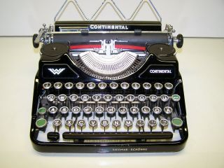 Antique 1938 Continental Model Klein - Continental Vintage Typewriter R283769 3