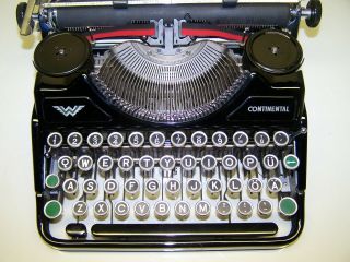 Antique 1938 Continental Model Klein - Continental Vintage Typewriter R283769 4