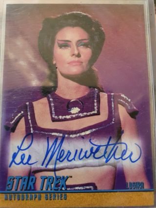 Star Trek Collector Card Lee Meriwether As Losira Card No A76