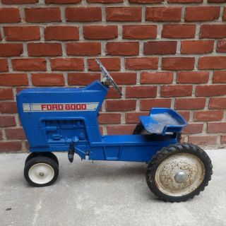 Vintage Ford 8000 Pedal Tractor Ertl