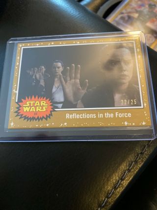 Star Wars Journey To The Rise Of Skywalker Rey Reflections In The Force /25 Gold