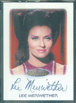 Women Of Star Trek Lee Meriwether As Losira Autograph Card
