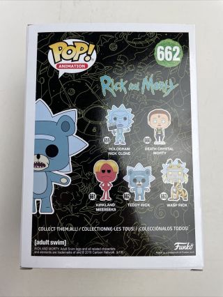 Funko Pop Animation Rick And Morty Teddy Bloody Bear CHASE 662 2