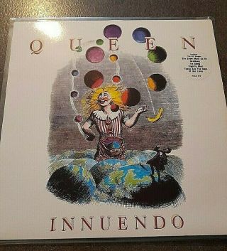Queen Innuendo Uk Lp - (queen Freddie Mercury)