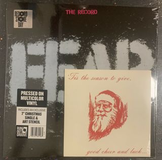 Fear The Record Multicolor Vinyl With 7” Christmas Single Rsd 2021 Exclusive
