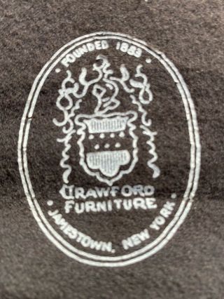 Vintage Crawford Furniture 4 Drawer Cherry Standing Silverware Chest 3