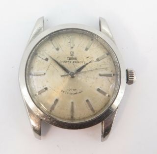 Vintage 1967 Tudor Oyster Small Rose 25j Automatic Wind Mens Watch 7965 No Res