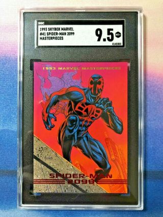 1993 Marvel Masterpieces 41 Spider - Man 2099 Sgc 9.  5 Pop 1 Potential Psa 9/10?