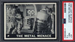 1966 Topps Lost In Space 21 The Metal Menace Psa 7.  5 688719