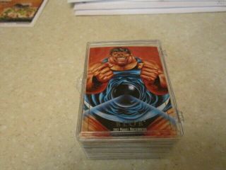 1992 Skybox Marvel Masterpieces Trading Cards Complete Set 1 - 100