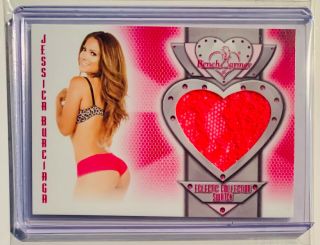 2014 Benchwarmer Eclectic Jessica Burciaga Authentic Lingerie Swatch Sp Rare