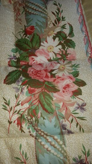 Vintage Liberty King Size Plump Feather Eiderdown Bedspread 83 " X 72 " Roses