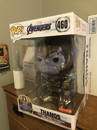 Funko Pop Marvel Avengers Thanos 460 Jumbo 10 " Target Exclusive Rare