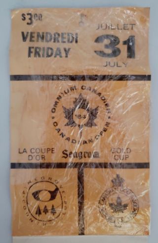 1964 Jack Nicklaus The Golden Bear Signed Canadian Open Golf Championship Ticket