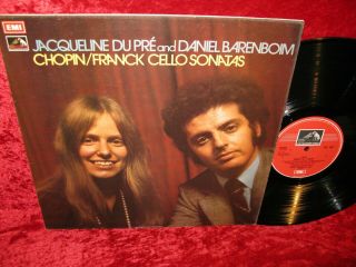 1973 Uk Nm Asd 2851 Stereo Chopin,  Franck Cello Sonatas Jacqueline Du Pre Barenb