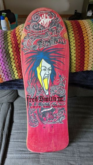 Vintage Alva Fred Smith Iii Skateboard Deck