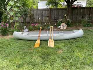 Grumman Aluminum Canoe 15 Ft,  Pick Up Only,  Double - Ender,  Vintage Very Good Cond