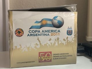 Panini Copa America 2011 Sticker Box 50 Packs Look For Messi Neymar Read