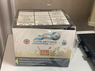 Panini Copa America 2011 Sticker Box 50 Packs Look For Messi Neymar READ 3
