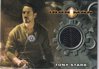 Iron Man Movie Costume Card Robert Downey Jr As Tony Stark (pinstrip Pants)