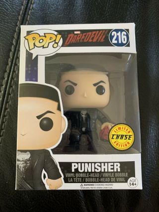 Punisher Chase 216,  Funko Pop,  Check Photos For