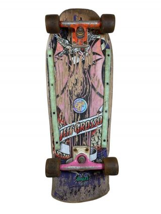 Vintage Og Santa Cruz Jeff Grosso Demon Complete Skateboard