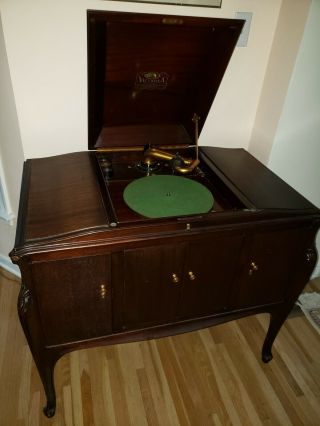 Vintage Victrola By Victor Talking Machin Vv - 300 [1921] Record Player Phonograph