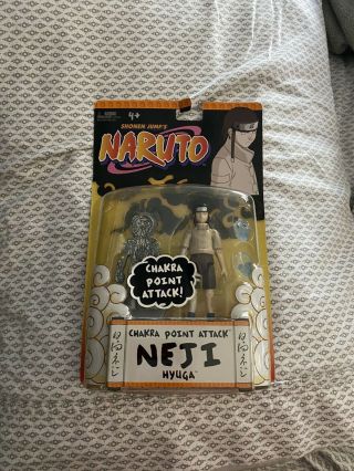 Naruto Mattel Figure Chakra Point Attack,  Neji Hyuga Action Figure Toy