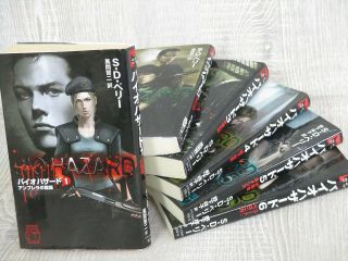 Biohazard Resident Evil Novel Complete Set 1 - 6 S.  D.  Perry Book