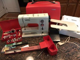 Bernina 830 Record Sewing Machine Vintage W/case Accessories Quilting