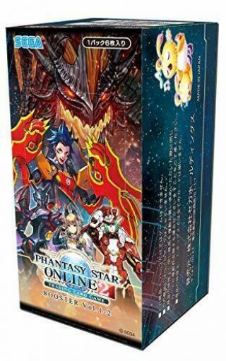 Phantasy Star Online 2 Trading Card Game Booster Vol.  1 - 2 Box