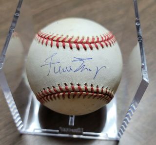 Willie Mays Signed Autographed Leonard Coleman Official National League Baseball