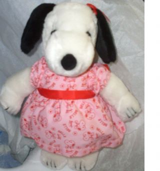 Peanuts 1968 Snoopy Sister Belle Plush Doll 10  Cond,  Bonus Outfit