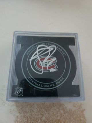 Shea Weber Signed Autographed Montreal Canadiens Official Game Puck