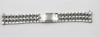 Vintage Longines Jb Champion Stainless Steel 18mm Mens Wristwatch Bracelet Band