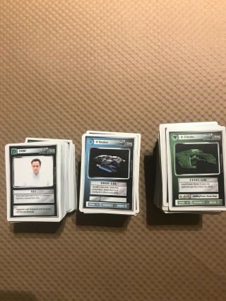 Star Trek The Next Generation Customizable Card Game - Approximately 500 Cards