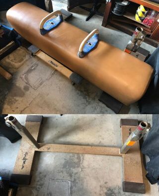 Vintage Gym Master Pommel Horse Full Size Heavy Adjustable ✨shipping Possible✨
