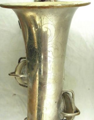 Vintage 1924 Conn Alto Saxophone in - 4