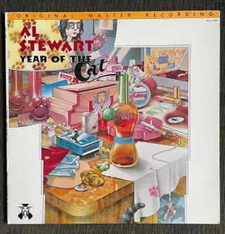 Al Stewart " Year Of The Cat " Mobile Fidelity Sound Lab 1 - 009 1978 Vg,  /nm -