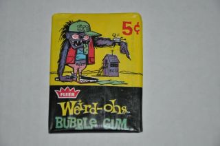 1965 Fleer " Weird - Ohs " Wax Pack