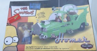 Simpsons The Homer Car Snap Model Kit With Exclusive Figure - (polar Lights)