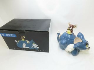 1997 Warner Bros Studio Cookie Jar Looney Tunes Tom & Jerry W/box