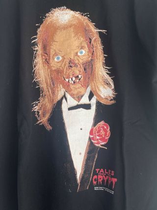 RARE Vintage Tales From The Crypt Cryptkeeper T Shirt Horror XL TV Crew Shirt 2
