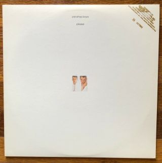 Pet Shop Boys Please Rare Promo Issue Vinyl Lp Record 