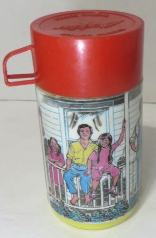 Vintage 1973 The Waltons Lorimar Productions Aladdin thermos ONLY (for lunchbox) 2